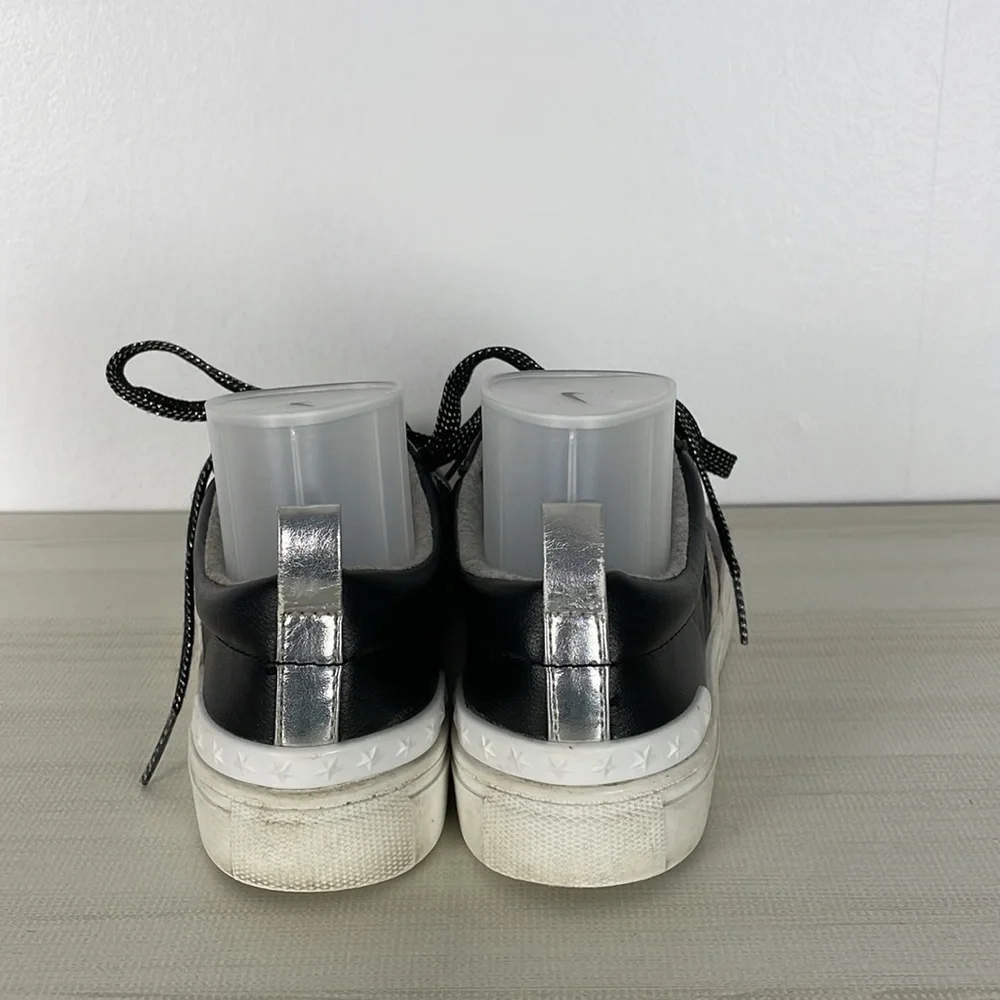 Tommy Hilfiger Rae sparkler basic lace up striped side faux leather sneakers 5